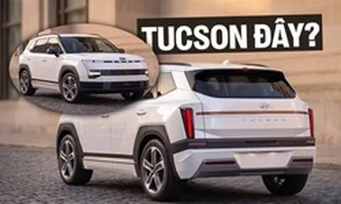 Hyundai Tucson 2027 trông sẽ như thế này khi nhìn từ phía sau: Đèn hậu mảnh, tách 3 khối, khác hoàn toàn đời hiện tại