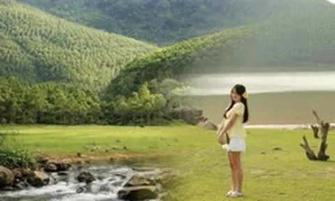 Việt Nam có một bãi cỏ mỗi năm chỉ nổi lên vài tháng rồi lại chìm xuống lòng hồ, cách Hà Nội đúng 80km