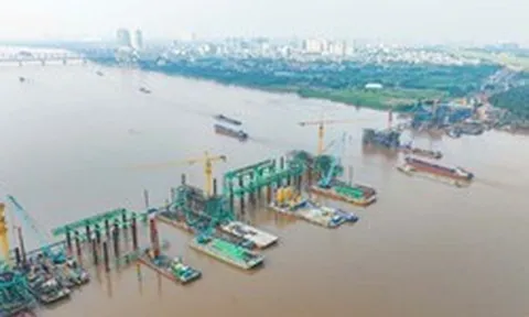 Dự án cầu Trần Hưng Đạo đạt tiến độ "thần tốc"