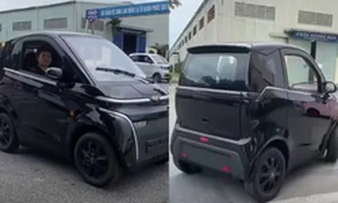 Nano S05 - Ô tô điện giá dự kiến hơn 120 triệu đồng lộ diện thực tế tại Việt Nam, dễ thành hàng 'hot' với chiều dài hơn Honda SH chỉ 20cm, pin tháo rời