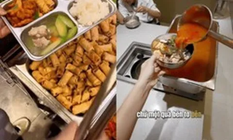 Haidilao có “đãi ngộ” khiến dân mạng thèm thuồng: Cơm nhân viên ngày 3 bữa, món nào cũng đầy đặn, hết lại được ăn thêm