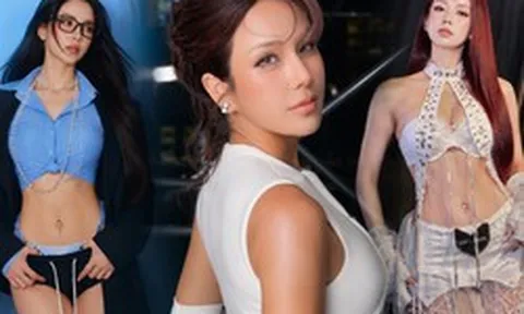 Cơ bụng của Diệp Lâm Anh