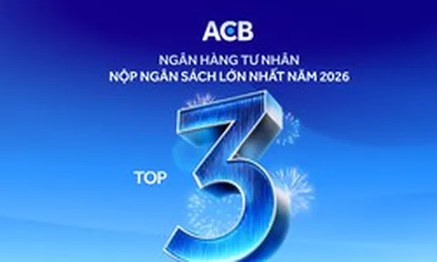 ACB đóng góp 5.800 tỷ đồng vào ngân sách Nhà nước, Top 3 Khối ngân hàng tư nhân
