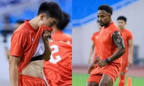 Xuân Son, Đình Bắc đọ cơ bắp cuồn cuộn, tuyển Việt Nam hứng khởi tập trên sân Mỹ Đình sẵn sàng làm nên lịch sử