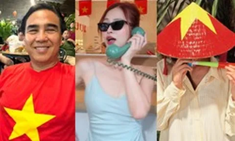 NS Quyền Linh - Lan Ngọc và cả showbiz hướng về SVĐ Mỹ Đình, 1 nữ diễn viên công khai người yêu nếu ĐT Việt Nam vô địch