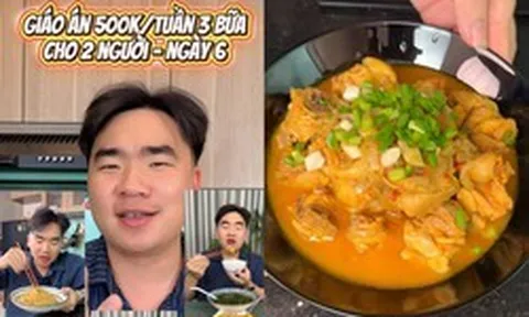 Chàng trai tiêu 71.000 đồng cả ngày cho 2 người, nhìn mâm cơm ai cũng lật đật xin công thức