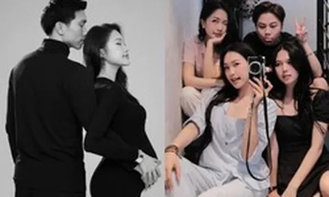 Bụng mang dạ chửa vẫn đưa chồng đi nước ngoài chữa chấn thương, Doãn Hải My khiến dàn WAGs xinh đẹp ĐT Việt Nam nể phục và hết lời khen ngợi