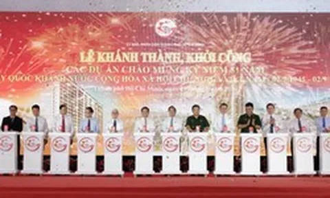 TPHCM khởi công, khánh thành 11 dự án trọng điểm chào mừng Quốc khánh 2/9