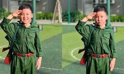 Con trai Hòa Minzy cao lớn phổng phao, nhận nhiệm vụ đặc biệt trong kỳ nghỉ lễ