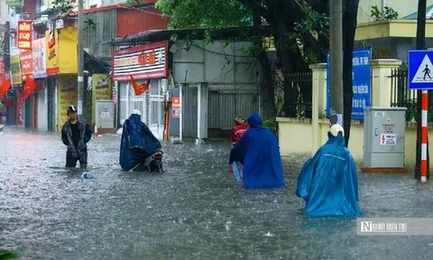 Áp thấp vào đất liền, có nơi mưa to "trắng trời" hơn 500mm