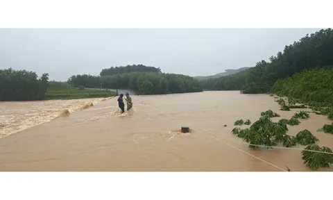 Nữ bác sĩ kể về giây phút vượt mưa lũ đến nhà đỡ đẻ cho sản phụ