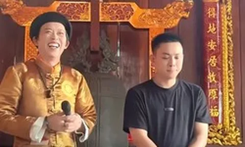 Phản ứng của Hoài Lâm khi gặp lại cha nuôi Hoài Linh