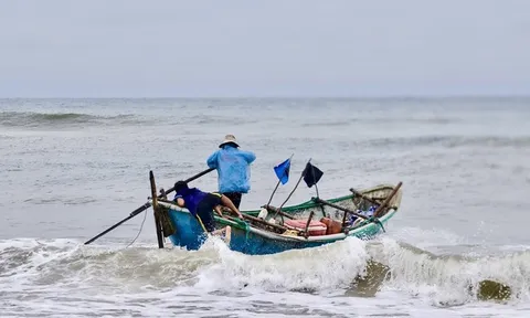 Nghề nguy hiểm giữa mùa biển động: Lặn biển săn "mực đuổi"