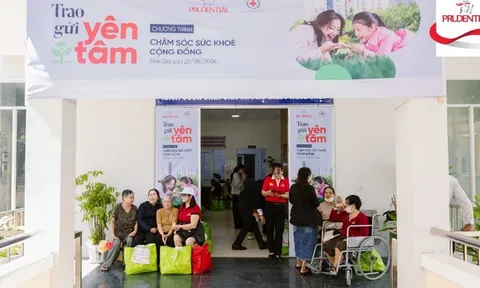 Prudential Việt Nam hỗ trợ khôi phục không gian vui chơi cho trẻ em sau lũ tại Lai Châu