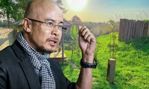 Khu vườn gần 1ha của ông Đặng Lê Nguyên Vũ