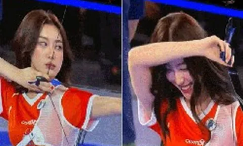 Viral clip mỹ nhân 2K5 bắn cung "rụng cả tim fan", nụ cười bừng sáng không cưỡng lại nổi