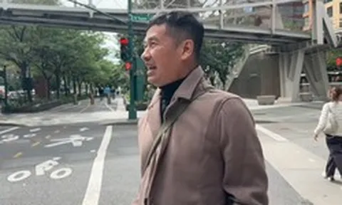 Nam diễn viên U60 sang Mỹ: "Đi Mỹ tươi cười vậy chứ lòng cũng buồn"