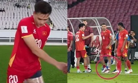 Trai đẹp 1m84 của ĐT Việt Nam băng kín bắp đùi gây lo lắng ở FIFA ASEAN Cup
