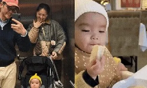 Con gái Ngô Thanh Vân mê mệt bánh mì, ngủ bất chấp suốt chuyến về quê ngoại ở Na Uy