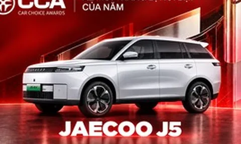 Thắng sát nút, Jaecoo J5 giành giải ‘Xe mới trang bị nổi bật của năm’ tại CCA 2026