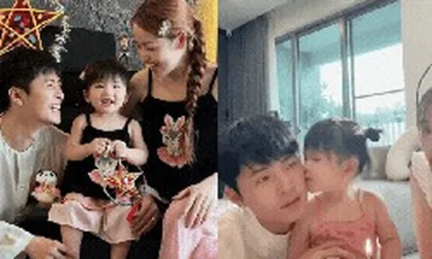 Con gái mừng sinh nhật Gin Tuấn Kiệt, dân tình xót cảnh Puka “bị ra rìa”