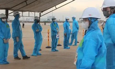 Hôm qua - 6/10, nhiều người được huy động làm nhiệm vụ đặc biệt tại sân bay Long Thành