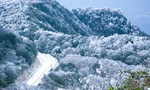 Phát hiện đỉnh núi cao 1.931 m ở Việt Nam, từng lạnh -9°C, mùa đông phủ băng trắng đẹp như châu Âu