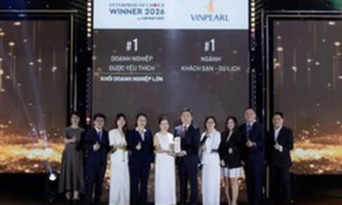 Vinpearl là doanh nghiệp lớn được người lao động yêu thích nhất năm 2026