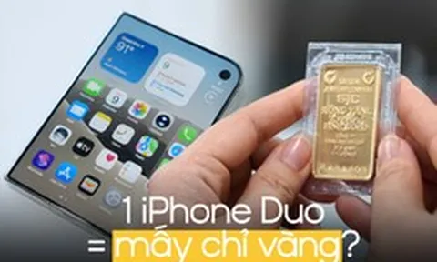 1 chiếc iPhone Duo bằng mấy chỉ vàng SJC?
