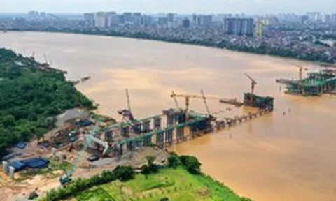 7 cây cầu vượt sông Hồng: Tăng tốc trên những công trường trọng điểm