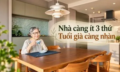 Nhìn dì tôi 66 tuổi sống một mình trong căn hộ 56m², tôi mới hiểu: Nhà càng ít 3 thứ này, tuổi già càng nhàn