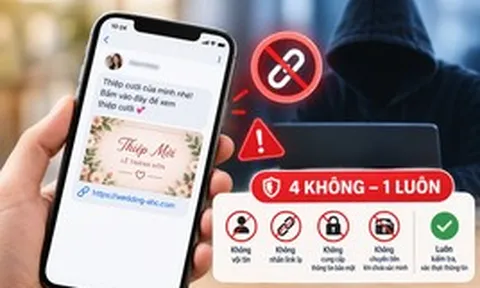 Công an phát cảnh báo: Nhận được tin nhắn mời cưới qua mạng, tuyệt đối không bấm vào link lạ