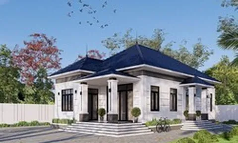 5 mẫu nhà mái Nhật 1 tầng 4 phòng ngủ được yêu thích
