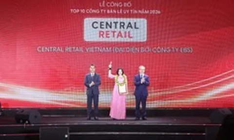Central Retail Việt Nam được Vietnam Report vinh danh top 1 ngành Bán lẻ năm 2026
