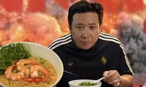 Trấn Thành nổi tiếng khó tính chuyện ăn uống, vậy mà ăn tô mì gói còn húp cạn rồi lật đáy tô ra xem