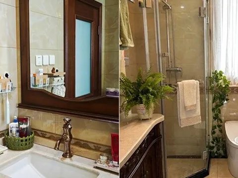 8 năm không mốc, không ố: Cách người phụ nữ trung niên giữ phòng tắm 5m² sạch như mới