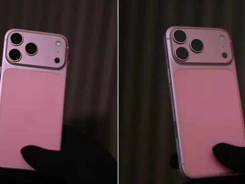 Lộ diện iPhone 17 Pro Max màu hồng đẹp sang xịn, nổi bật hơn cả "Cam Vũ Trụ"
