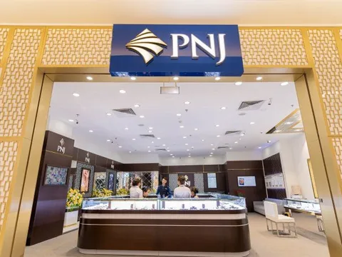 Giá vàng tăng, PNJ bỏ túi gần 500 tỷ đồng lợi nhuận trong một quý