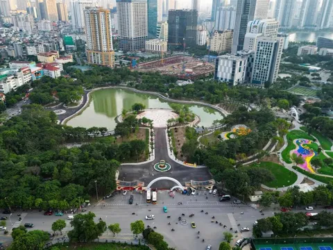Hà Nội: Diện mạo mới công viên Cầu Giấy sau cải tạo