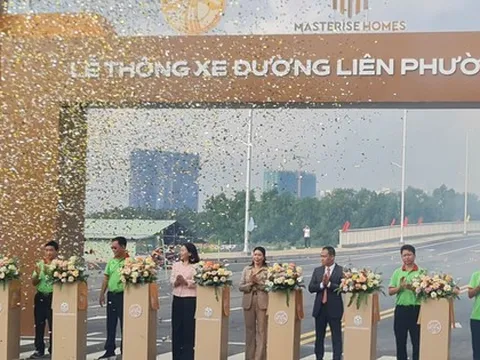 TP HCM: Thông xe đường Liên Phường, giảm áp lực nút giao An Phú