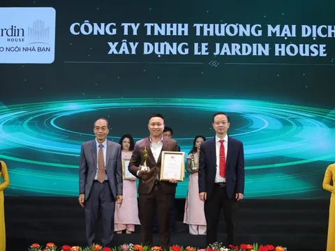Le Jardin House đạt giải thưởng top 10 thương hiệu xuất sắc quốc gia 2025
