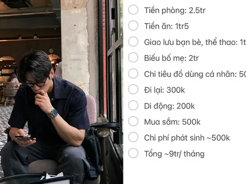 Ở Hà Nội lương 17 triệu, tiết kiệm 1 nửa, tháng còn biếu mẹ tiền