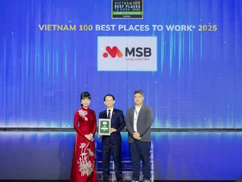 MSB khẳng định vị thế “Top 100 nơi làm việc tốt nhất Việt Nam”