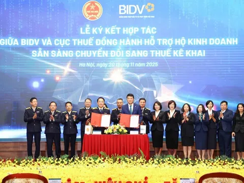 BIDV cùng ngành Thuế đồng hành hỗ trợ hộ kinh doanh chuyển đổi, bứt phá