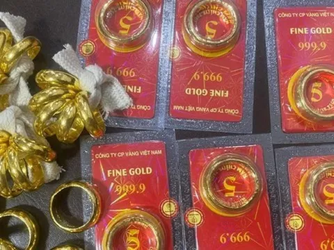 Ngày 23/11: Giá vàng nhẫn, vàng miếng đồng loạt giảm so với cuối tuần trước