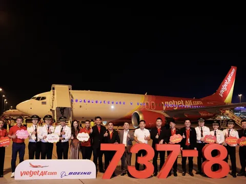 Vietjet tiếp nhận tàu bay Boeing đầu tiên, đẩy mạnh đồng bộ đội bay tại Thái Lan