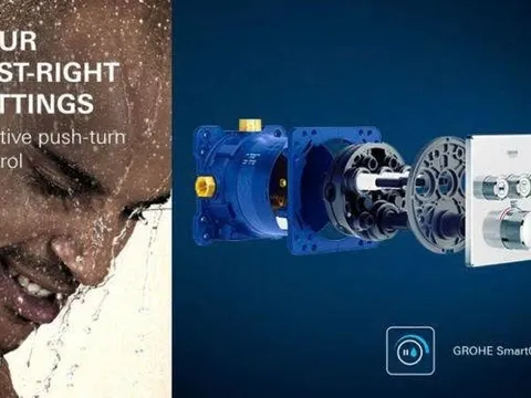 Công nghệ thông minh mang lại khoảnh khắc thư giãn dưới làn nước cùng GROHE Aqua Intelligence