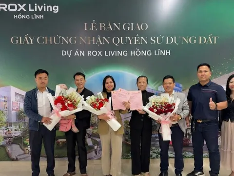 Pháp lý minh bạch, ROX Living Hồng Lĩnh gây chú ý trên thị trường