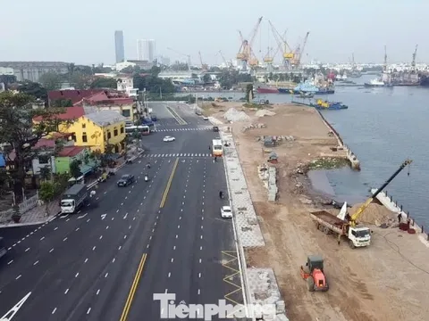 Lãnh đạo TP Hải Phòng ra 'tối hậu thư', gấp rút thi công dự án cải tạo bờ sông Tam Bạc