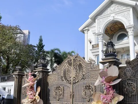 Cận cảnh biệt thự nhà tỷ phú Johnathan Hạnh Nguyễn - nơi đang diễn ra đám cưới thế kỷ của “con gái yêu”